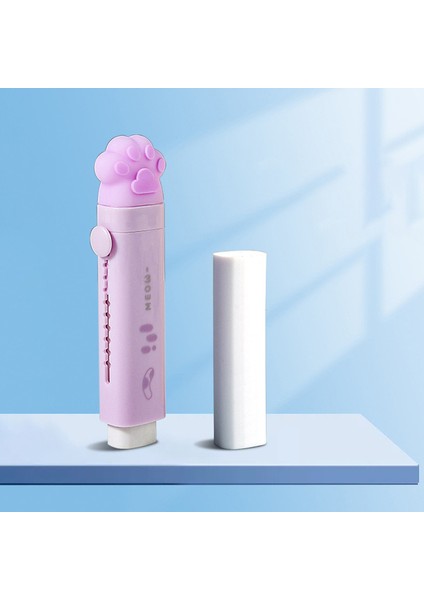 Mor 1 Takım Yaratıcı Kedi Paw Itme-Çekme Silgi Değiştirilebilir Kauçuk Çekirdek Temizleyin Çocuk Silgi Kore Kırtasiye Okul Ofis Malzemeleri (Yurt Dışından)