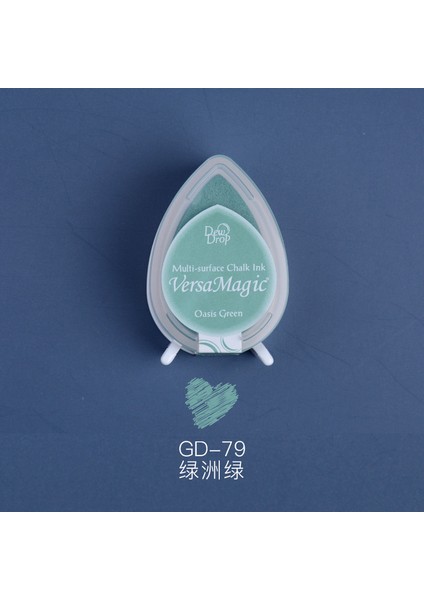 1 Adet Gd-79 1 Adet Japon Tsukıneko Versamagic Inkpad Gd Su Çok Yüzeyli Tebeşir Mürekkep Karalama Defteri Dekorasyon Jounral Lastik Damga Dıy Araçları (Yurt Dışından)