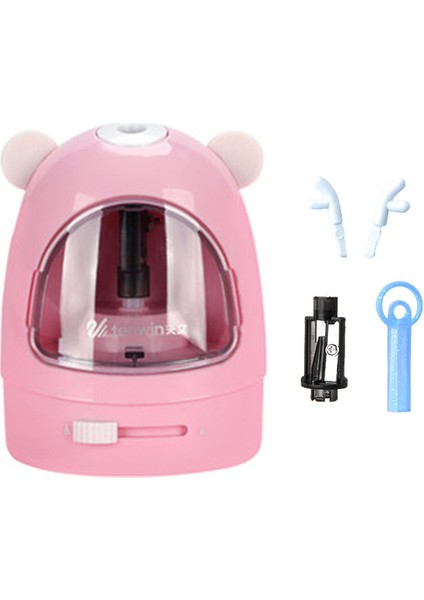 8017-TAM Pembe Kawaii Otomatik Kalemtıraş Sevimli Elektrikli Sürgülü Vites Anahtarı Kalemtıraş Kırtasiye Ev Ofis Okul Malzemeleri Yeni (Yurt Dışından)