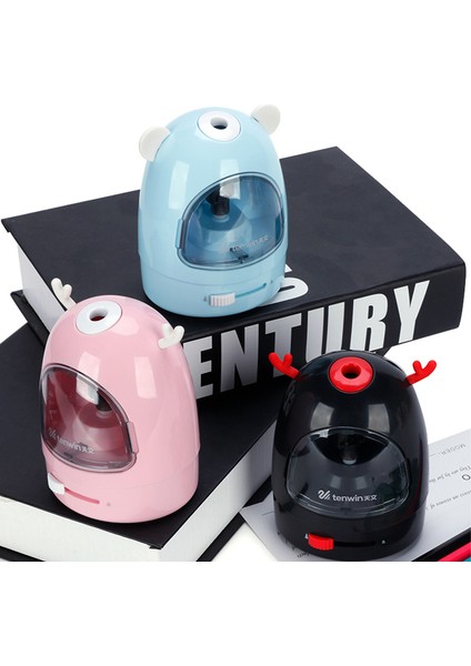 8017-TAM Pembe Kawaii Otomatik Kalemtıraş Sevimli Elektrikli Sürgülü Vites Anahtarı Kalemtıraş Kırtasiye Ev Ofis Okul Malzemeleri Yeni (Yurt Dışından) indirimleri