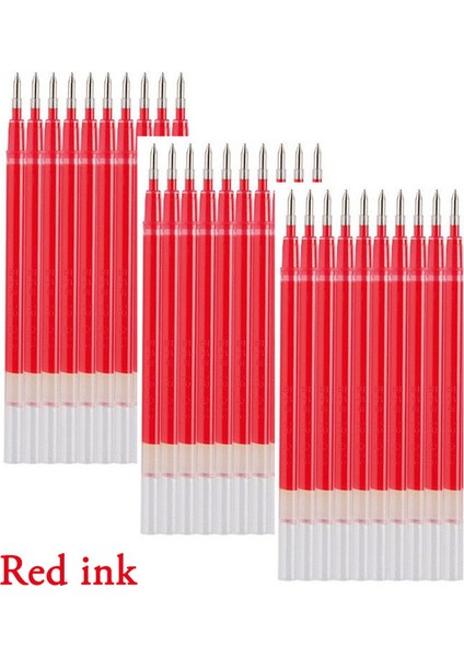 30 Dolum Kırmızı 25/30/8 Adet Büyük Kapasiteli Jel Kalem 1.0 0.7 0.5 Tükenmez Kalemler Dolum Siyah Mavi Kırmızı Mürekkep Imza Yazma Iş Kaligrafi Için (Yurt Dışından)