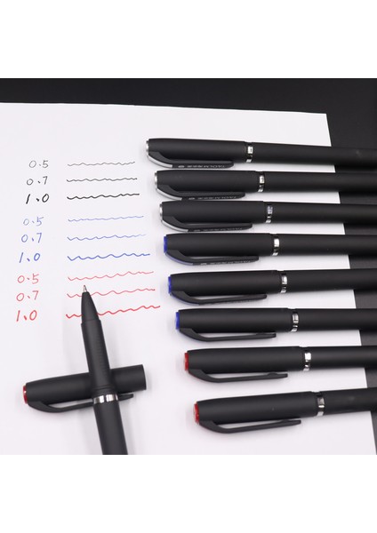 30 Dolum Kırmızı 25/30/8 Adet Büyük Kapasiteli Jel Kalem 1.0 0.7 0.5 Tükenmez Kalemler Dolum Siyah Mavi Kırmızı Mürekkep Imza Yazma Iş Kaligrafi Için (Yurt Dışından) modelleri
