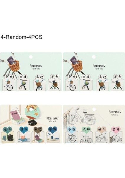 4-Random-4pcs 4/6 Adet Sevimli Kedi Paw Manyetik Imleri Kitaplar Marker Sayfa Kırtasiye Okul Ofis Tedarik Kağıt Klip Öğrenci Ödüllendirici Ödül (Yurt Dışından)