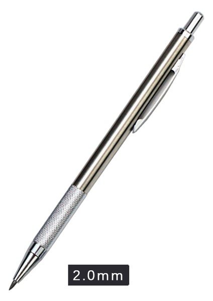 1 Adet 2.0mm Kalem 0.5 0.7 0.9 1.3 2.0mm Metal Mekanik Kurşun Kalem Öğrencileri Sanat Çizim Tasarım Hb Siyah Kurşun Seti Bakır ve Paslanmaz Çelik Malzemeler (Yurt Dışından)