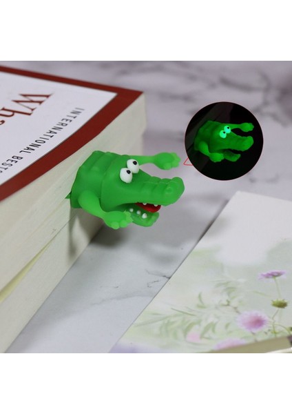 Stil 6 Kawaii Pvc Sayfa Ayracı Köpekbalığı Timsah Kitap Desteği Okul Malzemeleri 3D Yer Ayracı Kitap Klipsi (Yurt Dışından) indirimleri