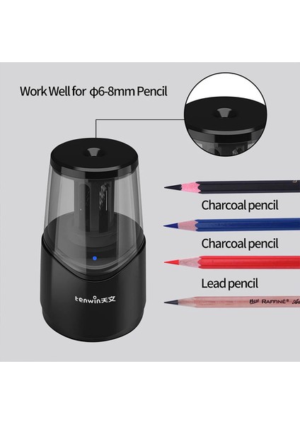 Pembe USB Otomatik Elektrikli Kalemtıraş Kırtasiye Renkli Kalemler Mekanik Çocuklar Için Ağır (Yurt Dışından) indirimleri