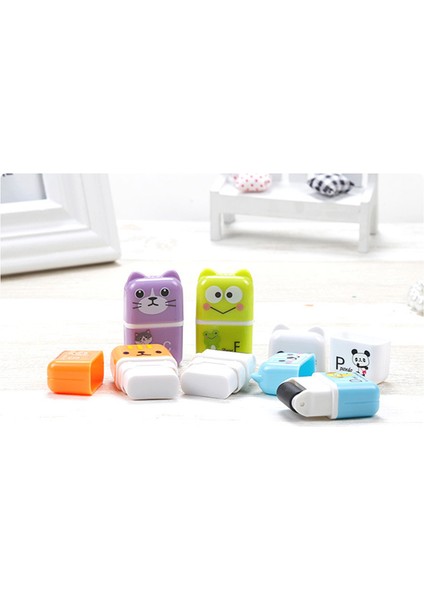 6 Adet 6 Adet Sevimli Karikatür Rollercolorful Dikdörtgen Silgi Kauçuk Öğrenciler Kırtasiye Çocuklar Hediyeler Okul Ofis Düzeltme Malzemeleri Silgi (Yurt Dışından) fırsatları