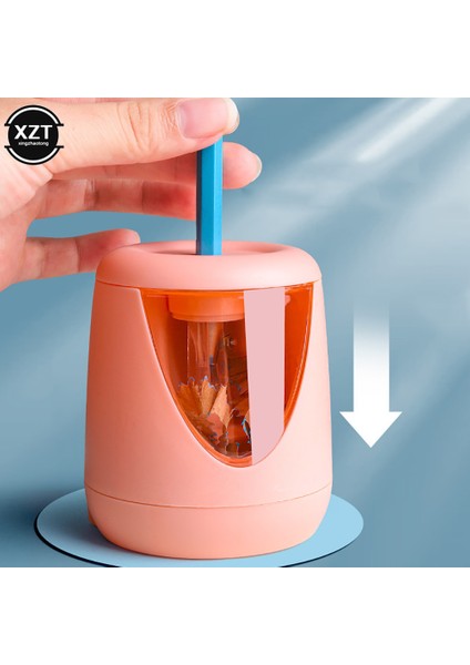 Pembe Sevimli Elektrikli Otomatik Kalemtıraş Erkek Kız Kalemtıraş Kalem Renkli Kalem Okul Ofis Ev Kırtasiye (Yurt Dışından) modelleri