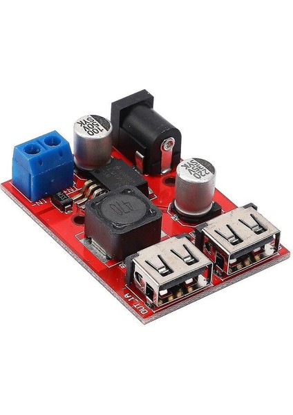 LM2596S Çift USB Çıkışlı Dc-Dc/voltaj Regülatörü