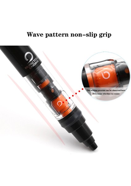 M5-452 Pembe Unı Kuru Toga Mekanik Kurşun Kalem M5-452 Kurşun Çekirdek Dönen Anti-Break Çekirdek Ucu Geri Çekilebilir Çizim Kalemi 0.5mm Okul Malzemeleri (Yurt Dışından) fırsatları