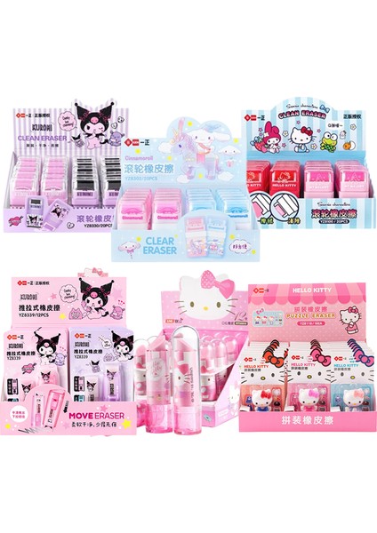 20 Adet Ekran Kutusu Sanrio 12-20 Adet Karikatür Rulo Silgi Hello Kitty Melody Kuromi Öğrenci Kırtasiye Ruj Modelleme Silgi Çocuk Hediyeleri (Yurt Dışından) fiyatları