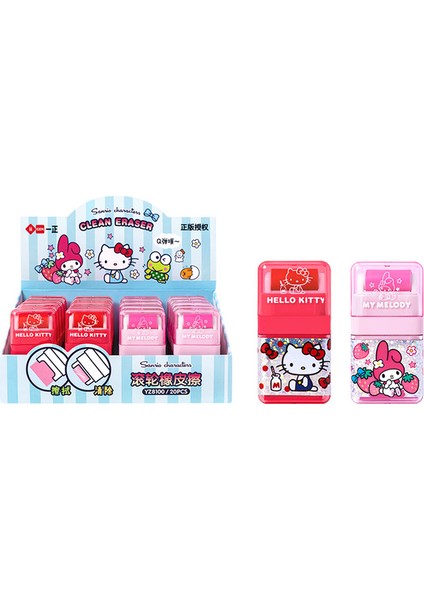 20 Adet Ekran Kutusu Sanrio 12-20 Adet Karikatür Rulo Silgi Hello Kitty Melody Kuromi Öğrenci Kırtasiye Ruj Modelleme Silgi Çocuk Hediyeleri (Yurt Dışından) indirimleri