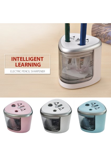 Pembe Iki Bağlantı Noktalı Elektrikli Kalem Bileme Renkli Kalemler Için Otomatik Bileme Kalem Aracı (Yurt Dışından) fırsatları