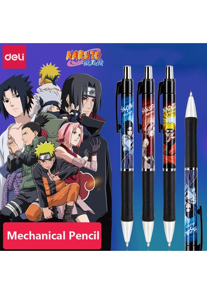 3 Adet 0.7mm Kalemler Deli Naruto Mekanik Kurşun Kalemler Karikatür Anime Mekanik Kurşun Kalem Yedekleri Japon Kırtasiye Sevimli Okul Malzemeleri Çocuklar Kalem Kurşun (Yurt Dışından) fiyatları