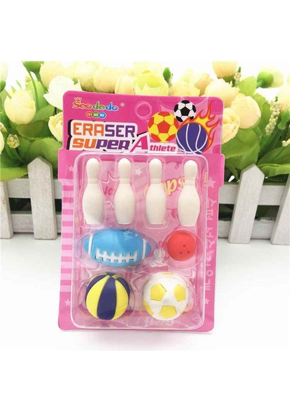 1 Adet Rastgele Kawaii Topları Kauçuk Silgi Seti Yenilik Bowling Kurşun Kalem Silgisi Kauçuk Çocuklar Için Hediye Ofis Okul Düzeltici Kırtasiye Malzemeleri (Yurt Dışından) fırsatları