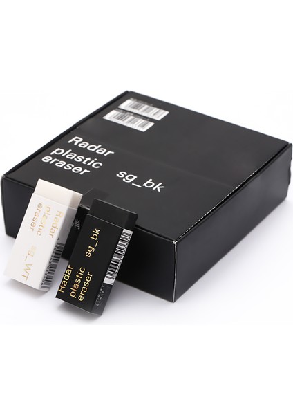 Beyaz Japonya Tohum Radar Plastik Öğrenciler Kauçuk Siyah Beyaz Renk EP-SG-BK120/WT120 (Yurt Dışından)