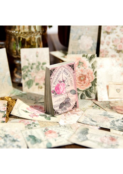 E Nedıe 60 Adet/paket Deco Günlük Kağıdı Dıy Scrapbooking Kolaj Önemsiz Dergisi Estetik Kırtasiye Vintage Çift Taraflı Kağıt (Yurt Dışından) modelleri