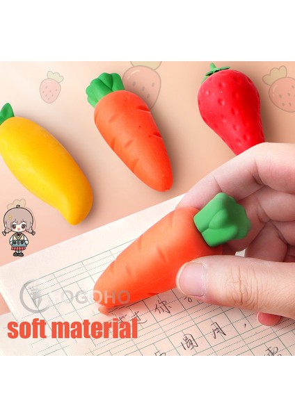 Stil 2 1 Parça Sevimli Kawaii Yaratıcı Meyve Silgi Kauçuk Kırtasiye Okul Kaynağı Büyük Boy Silgi Yenilik Güzel Silgi (Yurt Dışından) indirimleri