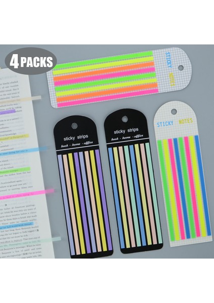 4 Paket (640 Sayfa) 4 Paket 640 Yaprak Posted It Şeffaf Indeks Kendinden Yapışkanlı Notlar Açıklama Kitapları Kitap Ayraçları Sekmeler Yeniden Kullanılabilir Bloknot Kırtasiye (Yurt Dışından) fiyatları