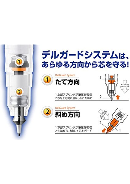 Açık Mavi 0.5mm 1 Adet Zebra Delguard 0.5mm Kurşun Mekanik Kurşun Kalem, Siyah Mavi Pembe Gövde (P-MA85-BK) Kırılmaz Anime Kalemler Sevimli Okul Malzemeleri (Yurt Dışından) modelleri