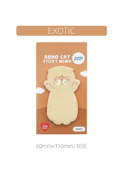 Egzotik 30 Adet Kawaii Karikatür Kedi Yapışkan Mesaj Notları Bloknot Günlüğü Sabit Pul Karalama Defteri Dekoratif Sevimli N Kez Yapışkan Planlayıcı (Yurt Dışından)