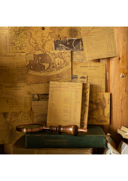 F Journamm 100 Adet/paket Vintage Kraft Kağıt Dıy Scrapbooking Malzemeleri Dekor Önemsiz Dergisi Kolaj Kırtasiye Arka Plan Dekor Kağıt (Yurt Dışından) fırsatları