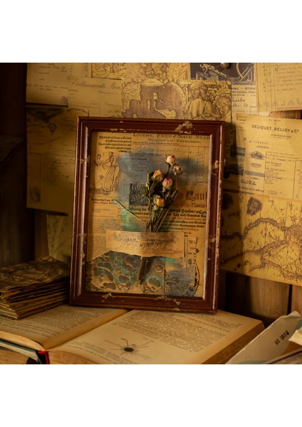F Journamm 100 Adet/paket Vintage Kraft Kağıt Dıy Scrapbooking Malzemeleri Dekor Önemsiz Dergisi Kolaj Kırtasiye Arka Plan Dekor Kağıt (Yurt Dışından) indirimleri