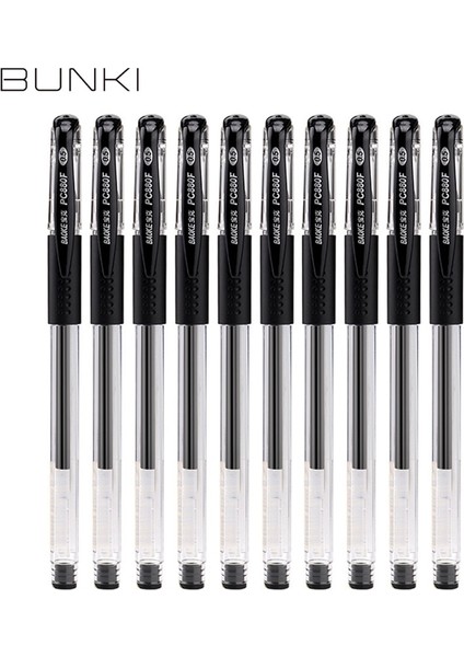 10PEN Mavi 10 Adet/takım Jel Mürekkep Kalem Roller Tükenmez Kalem Seti Ofis Malzemeleri Siyah Mavi Kırmızı Mürekkep Rengi 0.5mm Tükenmez Öğrenciler Okul Kırtasiye (Yurt Dışından)