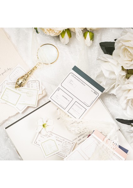 G Yoofun 30 Adet/grup Vintage Bilet Bloknotlar Retro Notlar Fatura Malzeme Kağıt Scrapbooking Için Günlük Planlayıcısı Mesaj Listesi (Yurt Dışından) modelleri