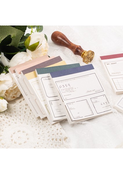 G Yoofun 30 Adet/grup Vintage Bilet Bloknotlar Retro Notlar Fatura Malzeme Kağıt Scrapbooking Için Günlük Planlayıcısı Mesaj Listesi (Yurt Dışından) fırsatları