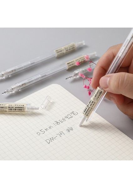 Stil 1 0.5mm Otomatik Kalem Şeffaf Mekanik Kurşun Kalem Şeker Renk Okul Kırtasiye Ofis Malzemeleri (Yurt Dışından) fırsatları