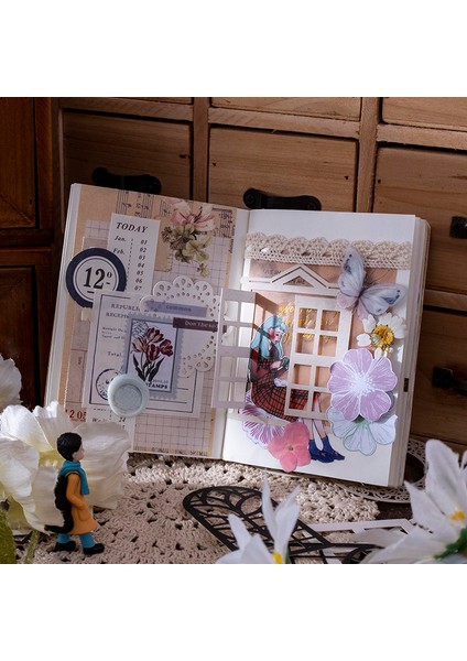B Dimi 20 Yaprak Kabartmalı Postacı Hallow Malzeme Kağıt Estetik Pencere Çerçevesi Kağıtlar Deco Scrapbooking Kolaj Önemsiz Günlük Günlüğü (Yurt Dışından) indirimleri