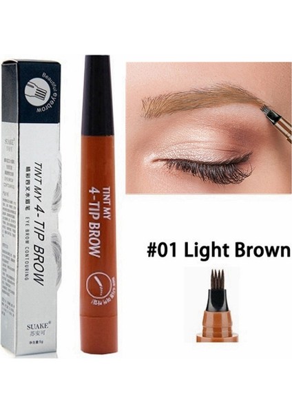 02 Koyu Kahverengi 5 Renk Kaş Kalemi Su Geçirmez 4 Çatal Ucu Kaş Dövme Kalem Brezilya Için Uzun Ömürlü Doğal Koyu Kahverengi Sıvı Göz Kaş Kalemi (Yurt Dışından) modelleri