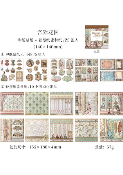 Stil 2 25 Adet Vintage Büyük Boy Notlar Dekoratif Malzeme Kağıt Çiçek Mektup Retro Edebi Diy El Kitabı Taban Kolaj Kağıt Planlayıcısı (Yurt Dışından)