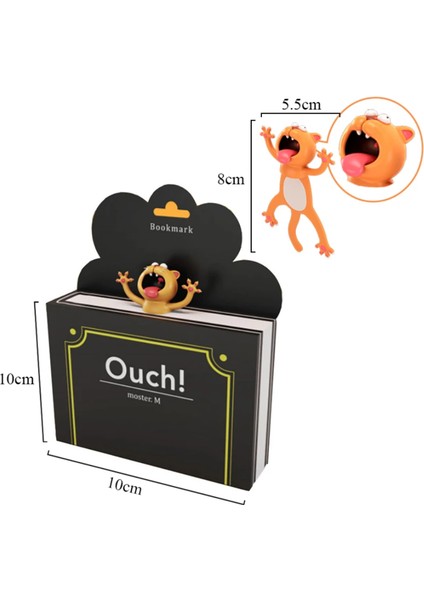 Deniz Kaplumbağası Yaratıcı 3D Stereo Sevimli Imi Karikatür Hayvan Kitap Ayracı Kawaii Süsler Mark Kartı Çocuklar Için Hediyeler Okul Kırtasiye Malzemeleri (Yurt Dışından)