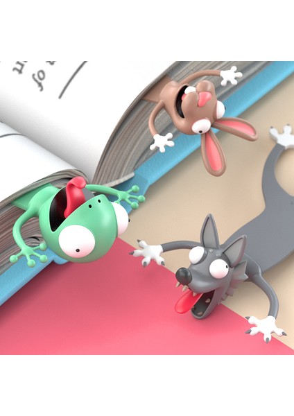 Deniz Kaplumbağası Yaratıcı 3D Stereo Sevimli Imi Karikatür Hayvan Kitap Ayracı Kawaii Süsler Mark Kartı Çocuklar Için Hediyeler Okul Kırtasiye Malzemeleri (Yurt Dışından)