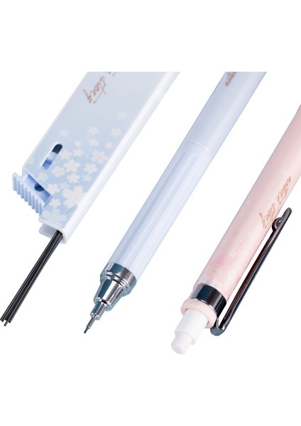 2 Kutu 0.7mm 6 Adet Kawaii Kiraz Çiçeği Mekanik Kalem Seti Yedekler ile Sevimli Otomatik Kalem Kore Kırtasiye Basın Kalemler Ofis Malzemeleri (Yurt Dışından)