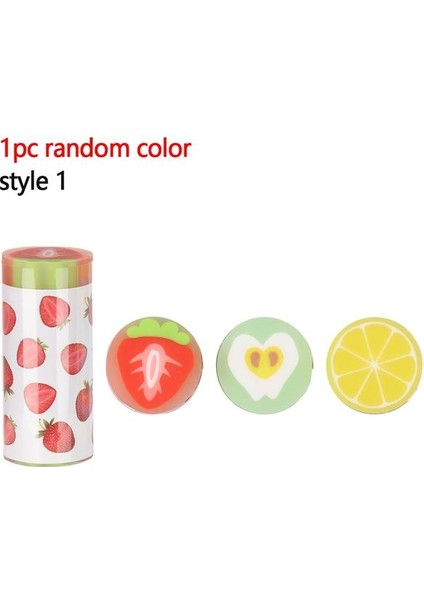 Style1 Rastgele 1 Adet Yaratıcı Renkli Karikatür Kauçuk Silgi Kawaii Gıda Ayı Silgi Kauçuk Silgi Ilköğretim Öğrenci Ödülleri Promosyon Hediye Kırtasiye (Yurt Dışından)