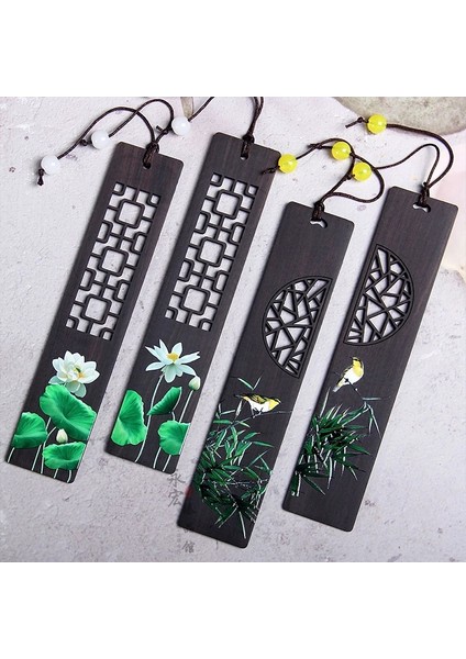 C Boyalı Lotus Bambu Lotus Çiçeği Sarıasma Sekoya Imi Retro Çin Tarzı Sayfalandırma Işareti Okul Hediye Öğrenci Okuma Kaynağı (Yurt Dışından) fiyatları