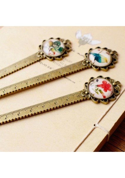 B Vintage Cetvel Dayanıklı Retro Kitap Ayracı Çok Amaçlı Dekoratif Şık 10 cm Kazınmış Cetvel Retro Kitap Ayracı (Yurt Dışından) fırsatları