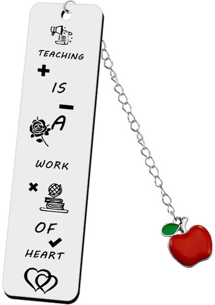 OSS24601SV2 Paslanmaz Çelik Metal Meyve Kolye Imi Öğrenci Öğretmen Yazı Okuma Imi Öğrenme Malzemeleri Öğretmenler Günü Hediyesi (Yurt Dışından) indirimleri
