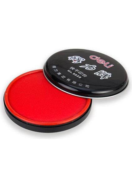 100MM Deli 9859 9860 Damga Mürekkebi Pedi 89MM 100MM Damga Pedi Mürekkep Pedi Kırmızı Renk Finans Kırtasiye Mürekkep Pedi (Yurt Dışından) fırsatları