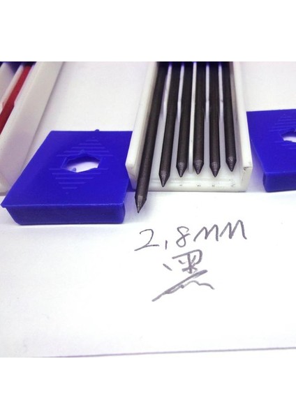 1 Kutu Siyah Açar 2.8mm Özel Kalem Derin Delik Ahşap Kalem Çizim Metal Taşınabilir Alet Karbür Çizici Aracı Ahşap Çalışması Için (Yurt Dışından)