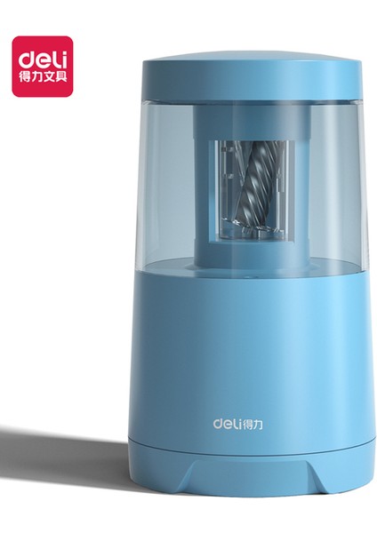 Va5 Blue Deli Çift Güç Elektrikli Kalemtıraş Çok Kalem Güvenlik Koruma Alaşımlı Çelik Rulo Bıçak Kalemtıraş Ofis Malzemeleri (Yurt Dışından)