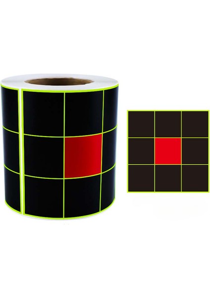 N76 Splatter Hedef Çıkartmaları 200 Adet 3 "boğa Gözü Yapışkanlı Reaktif Hedefler Floresan Sarı Darbeli Çekim Hedefi ile Çekim Için (Yurt Dışından) fiyatları