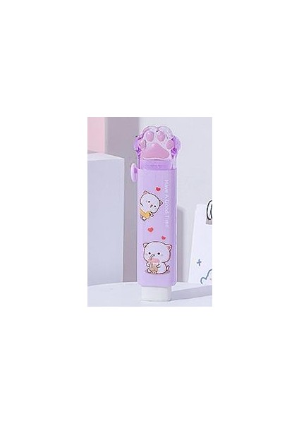 D Kawaii Silgi Taşınabilir Silgi Temiz Kırıntıları Olmadan Kedi Kawaii Kırtasiye Çocuklar Okul Malzemeleri Sevimli Kırtasiye (Yurt Dışından)