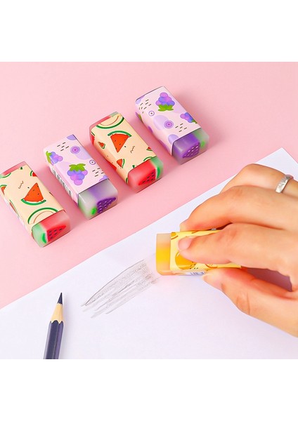 2 Adet Rastgele 2 Adet Yaratıcı Meyve Silgi Karikatür Sevimli Silgi Çocuk Hediye Okul Kırtasiye ve Ofis Malzemeleri (Yurt Dışından)