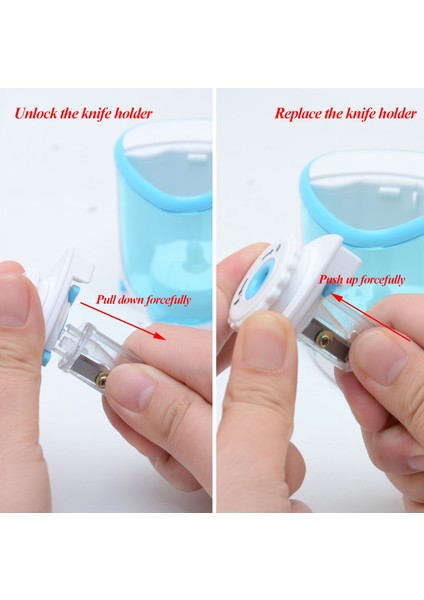 8005-2PCS-MAVI-SIYAH Tenwin 8005 Öğrenciler Elektrikli/manuel 2 In 1 Kalemtıraş Taşınabilir Otomatik Kalemtıraş Ofis Okul Malzemeleri (Yurt Dışından) modelleri