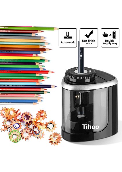 8005-2PCS-MAVI-SIYAH Tenwin 8005 Öğrenciler Elektrikli/manuel 2 In 1 Kalemtıraş Taşınabilir Otomatik Kalemtıraş Ofis Okul Malzemeleri (Yurt Dışından) indirimleri