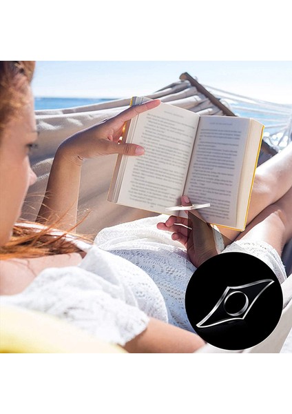 S 1 Adet Başparmak Kitap Sayfa Tutucu Şeffaf Sayfa Serpme Şeffaf Başparmak Yer Işareti Roman (Yurt Dışından)